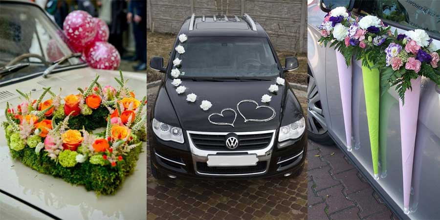 Wedding Car Decoration: 16 Ways to Decorate a Wedding Car 